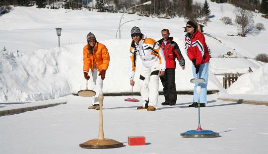 koenigsleiten winter eisstockschiessen